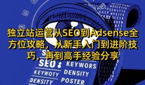 独立站运营从SEO到Adsense全方位攻略，从新手入门到进阶技巧，再到高手经验分享-金易项目网