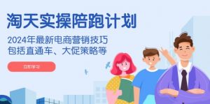 淘天实操陪跑计划，2024年最新电商营销技巧，包括直通车、大促策略等-金易项目网