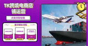 2025TK跨境电商选品趋势0到1店铺搭建最全实操讲解，轻松在家把货卖出国-金易项目网