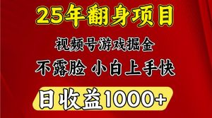 一天收益1000+ 25年开年落地好项目-金易项目网