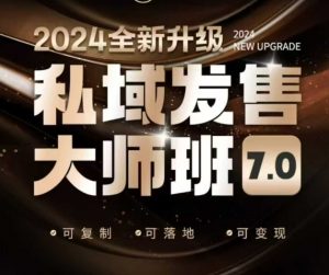 私域发售大师班7.0版，发售界鼻祖，又是一次升级迭代，从底层逻辑，到8大模型的细致落地讲解(录音)-金易项目网