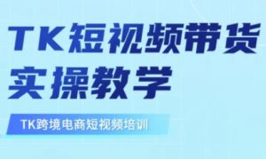 东南亚TikTok短视频带货，TK短视频带货实操教学-金易项目网