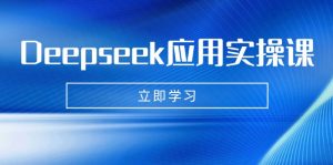 Deepseek应用实操课：AI制作数字妈妈、写真、短视频，辅导作业，PPT制作等-金易项目网