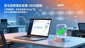 亚马逊跨境实战课-2026更新：从思维框架、安全选品到Listing广告，步步为营构建长期盈利能力-金易项目网