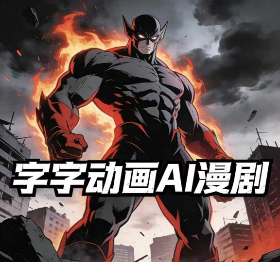 字字动画AI漫剧2026年第1期系统课程，小白看完就能学会实操的漫剧课，单人月收1-3W-金易项目网