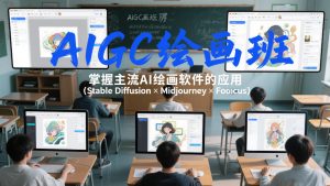 AIGC绘画班，掌握主流Ai绘画软件的应用(Stable Diffusion x Midjourney x Fooocus)-金易项目网