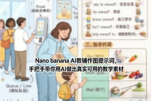 Nano banana AI教辅作图提示词，手把手带你用AI做出真实可用的教学素材-金易项目网