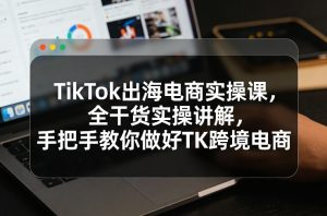 TikTok出海电商实操课，全干货实操讲解，手把手教你做好TK跨境电商-金易项目网