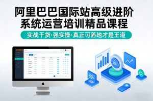 阿里巴巴国际站高级进阶系统运营培训精品课程，实战干货，强实操，真正可落地才是王道-金易项目网