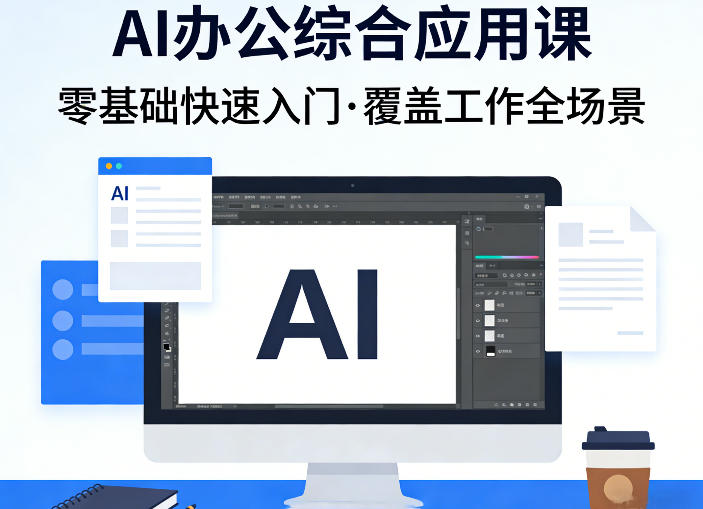 AI办公综合应用课，零基础快速入门，覆盖了工作中各种应用场景-金易项目网
