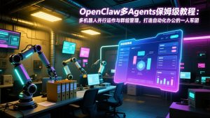 OpenClaw多Agents保姆级教程：多机器人并行运作与群组管理，打造自动化办公的一人军团-金易项目网