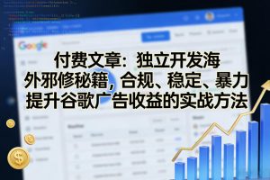 付费文章：独立开发海外邪修秘籍，合规、稳定、暴力提升谷歌广告收益的实战方法-金易项目网
