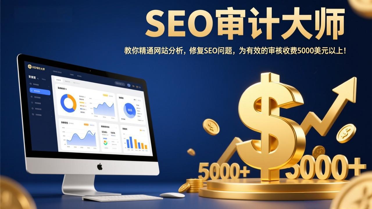 SEO审计大师：教你精通网站分析，修复SEO问题，为有效的审核收费5000美元以上！-金易项目网