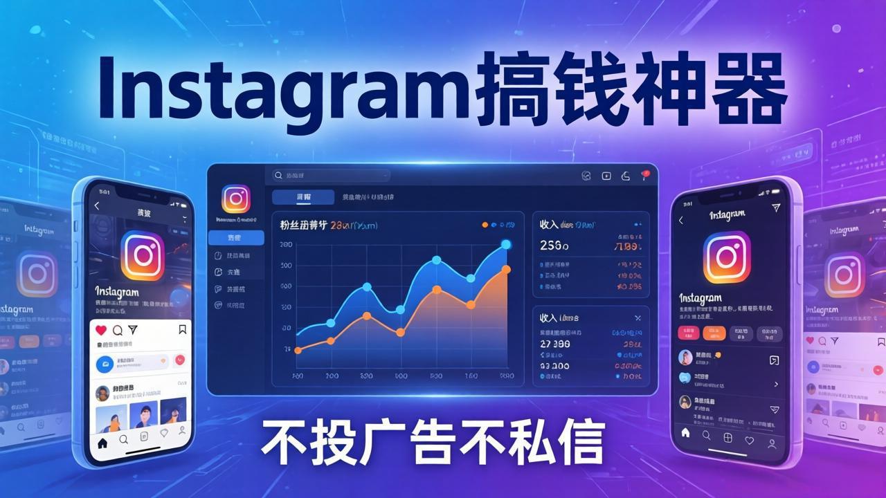 Instagram搞钱神器：月涨6万粉+月入5万刀，不投广告不私信，靠算法+低价产品-金易项目网
