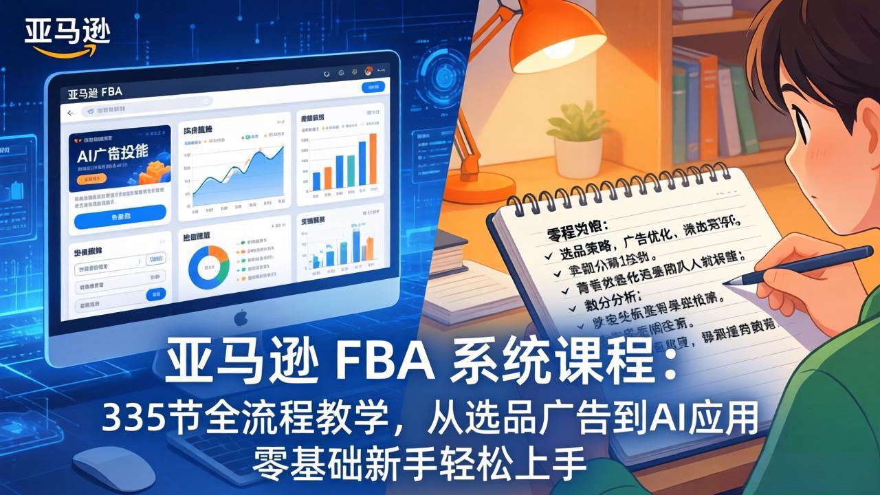 亚马逊 FBA 系统课程(更新26年3月-金易项目网