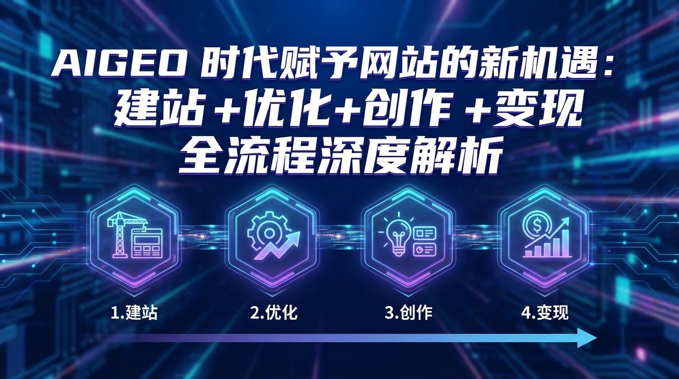 图片[1]-AIGEO+时代赋予网站的新机遇：建站+优化+创作+变现+全流程深度解析-金易项目网