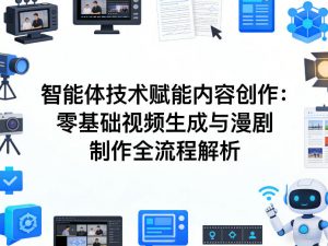 AI智能体技术赋能内容创作：零基础视频生成与漫剧制作全流程解析-金易项目网