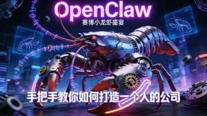 OpenClaw，小龙虾-从产品到爆款的成长之路，手把手教你如何打造一个人的公司-金易项目网