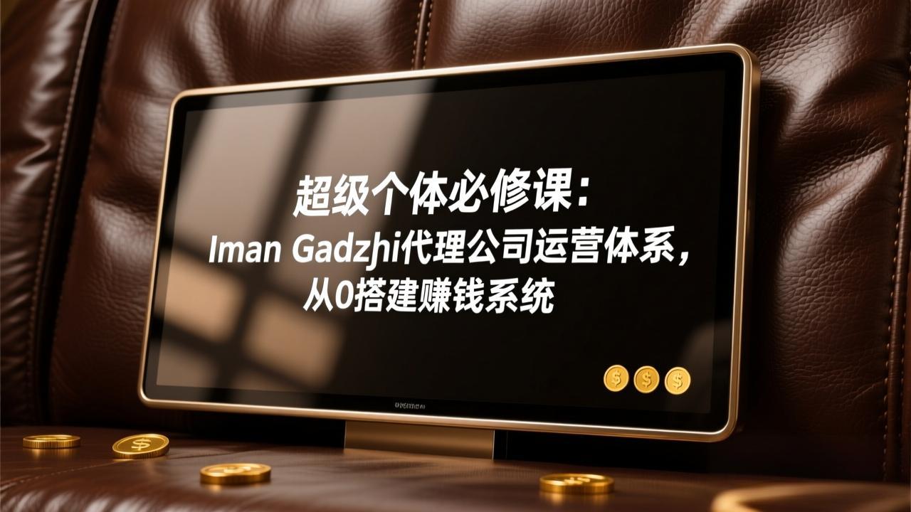 超级个体必修课：Iman Gadzhi代理公司运营体系，从0搭建赚钱系统-金易项目网