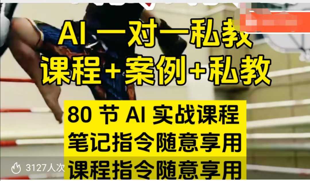AI指令实战课，课程+案例，80节AI实战课程，笔记指令随意享用，课程指令随意享用(更新26年3月)-金易项目网