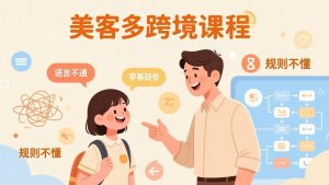 怕语言不通、怕不懂规则？零基础小白也能做的美客多跨境课，手把手带你美客多开店稳赚-金易项目网