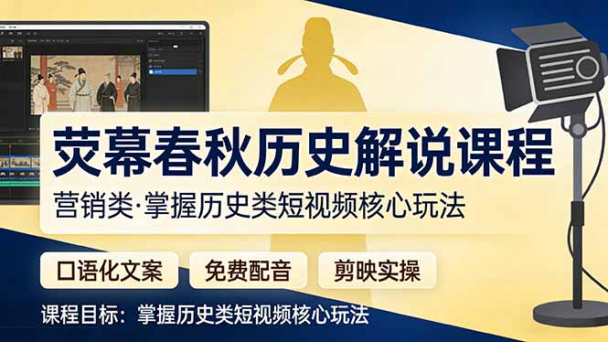 荧幕春秋历史(营销类-金易项目网