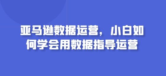 亚马逊数据运营，小白如何学会用数据指导运营-金易项目网