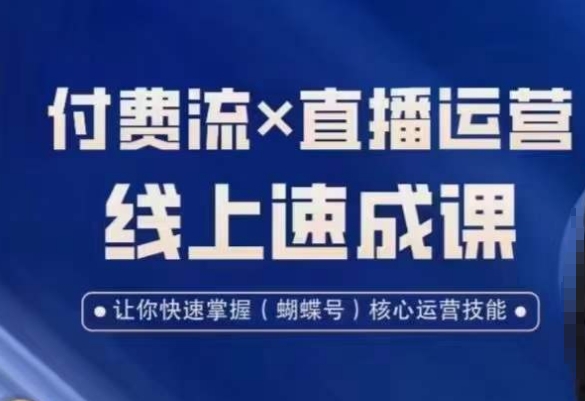 视频号付费流实操课程，付费流✖️直播运营速成课，让你快速掌握视频号核心运营技能-金易项目网