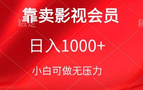 靠卖影视会员，日入1000+，落地保姆级教程，新手可学【揭秘】-金易项目网