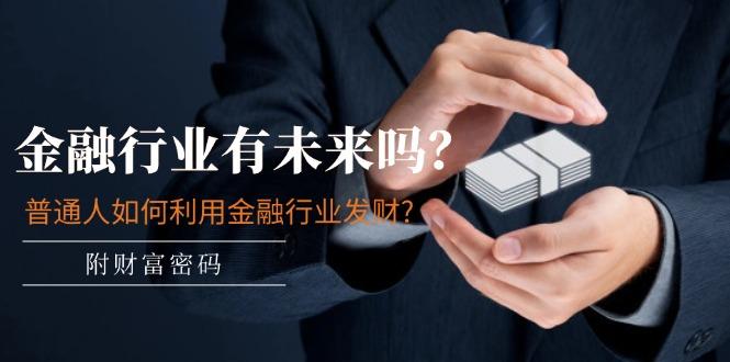 某付费文章：金融行业有未来吗？普通人如何利用金融行业发财?(附财富密码-金易项目网