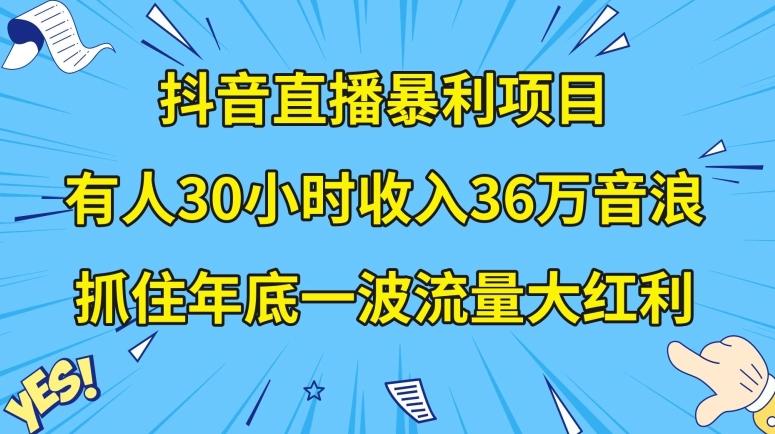抖音直播暴利项目，有人30小时收入36万音浪，公司宣传片年会视频制作，抓住年底一波流量大红利【揭秘】-金易项目网