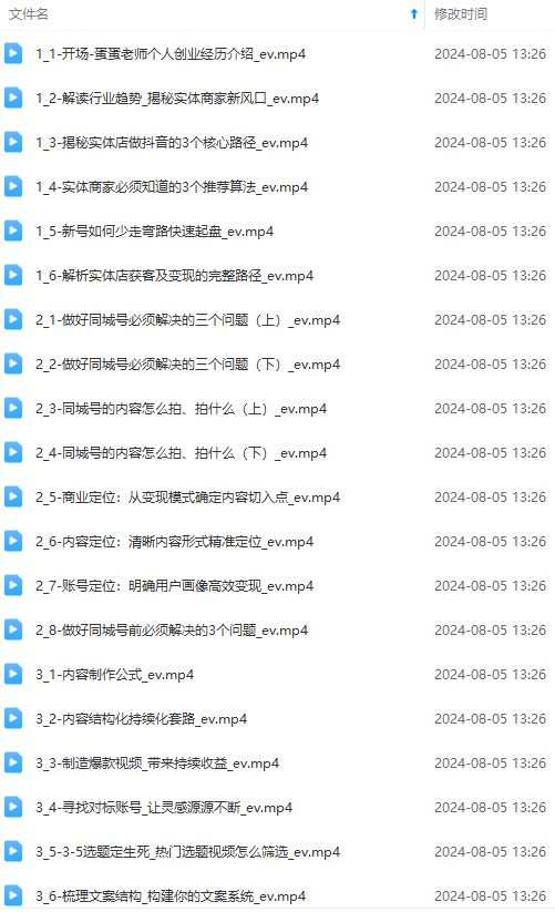 图片[1]-实体店老板获客特训营：认知、定位、文案、矩阵、直播、AI等(72节-金易项目网