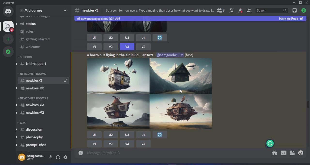 图片[3]-Midjourney AI：从零基础到高级版的大师班教程-34节课-中英字幕-金易项目网