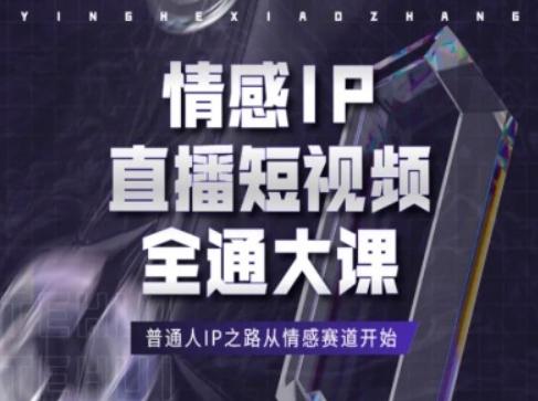 情感IP直播短视频全通大课，普通人IP之路从情感赛道开始-金易项目网