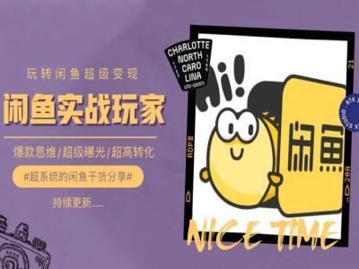 手把手教你0到1系统玩转闲鱼变现，爆款思维/超级曝光/超高转化-金易项目网