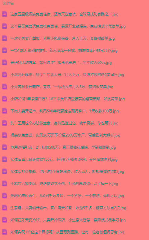 图片[2]-(9607期)真实有效391套商业模式，年入几十到几百万案例解析(电子书+视频+图文)-金易项目网