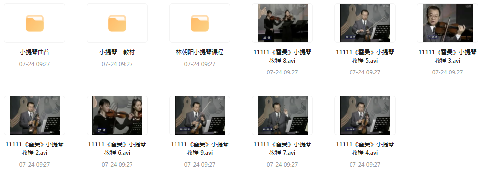 霍曼小提琴教学视频-金易项目网