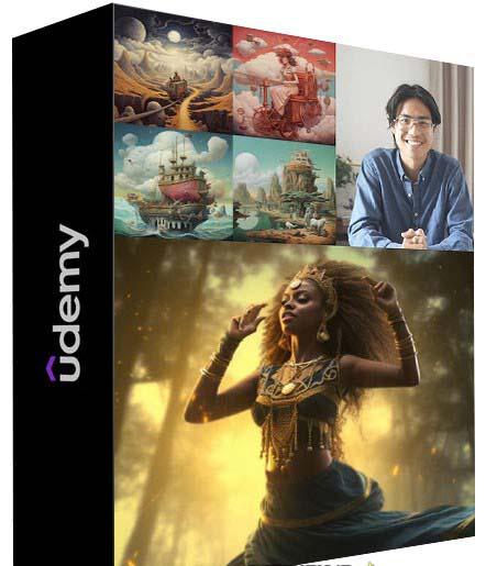 MidjourneyAI绘画艺术生成的大师级写作提示指南教程-8节视频课-中英字幕-金易项目网