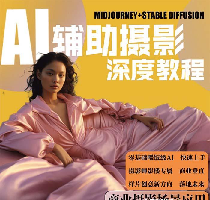 (8727期)2024年AI辅助摄影人工智能商业应用摄影课程(37节课)-金易项目网