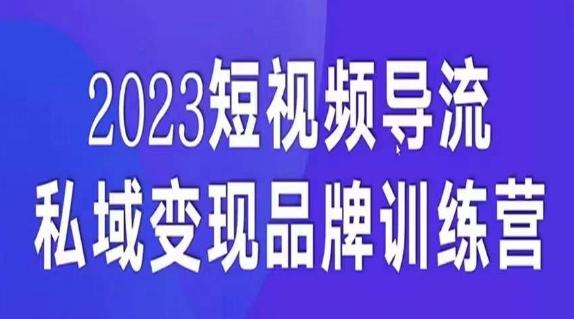 短视频导流·私域变现先导课，5天带你短视频流量实现私域变现-金易项目网
