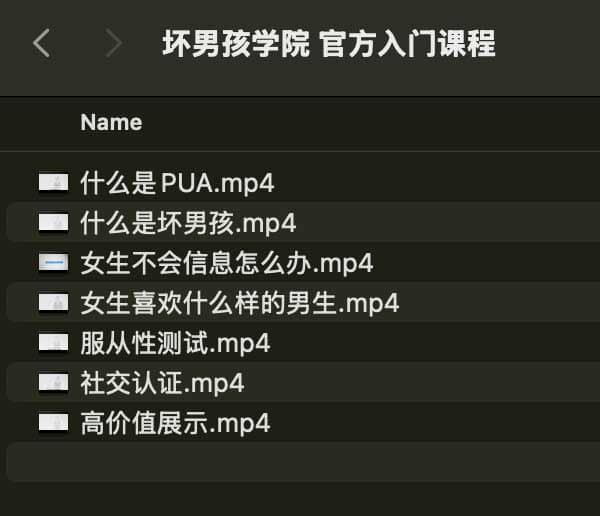 坏男孩学院 官方入门课程-金易项目网