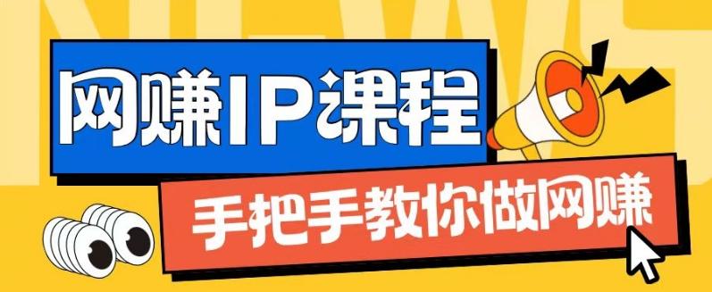 ip合伙人打造1.0，从0到1教你做网创，实现月入过万【揭秘】-金易项目网