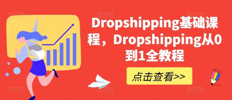 Dropshipping基础课程，Dropshipping从0到1全教程-金易项目网