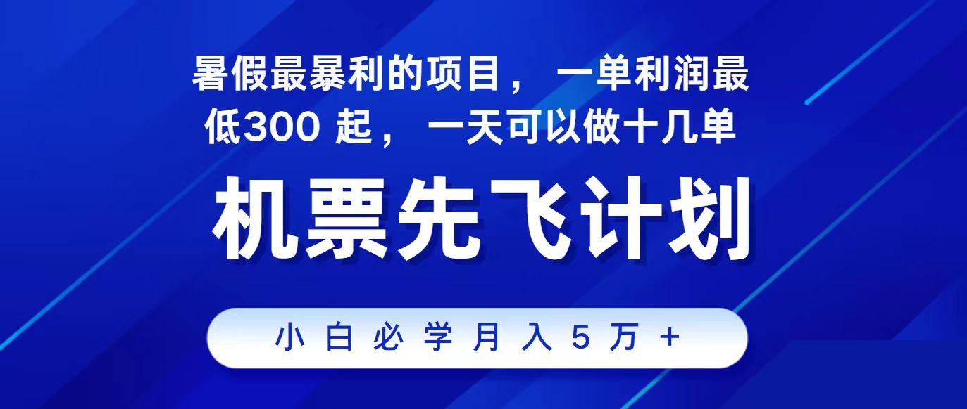 2024最新项目冷门暴利，整个暑假都是高爆发期，一单利润300+，每天可批量操作十几单-金易项目网