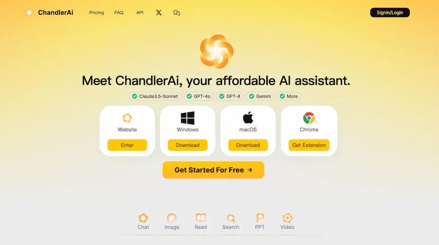 ChandlerAi｜综合性人工智能助手平台 提供多种AI服务-金易项目网