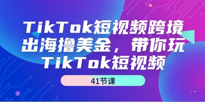 TikTok短视频跨境出海撸美金，带你玩TikTok短视频(41节课)-金易项目网