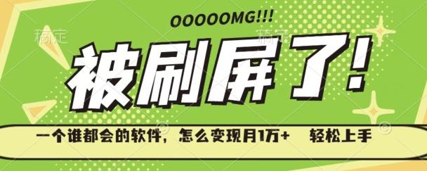 一个谁都会的软件，怎么变现月1万+轻松上手-金易项目网