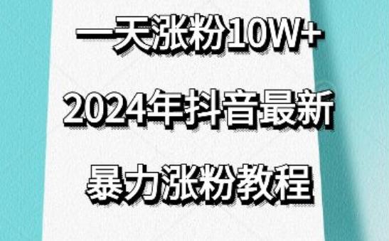 抖音最新暴力涨粉教程，视频去重，一天涨粉10w+，效果太暴力了，刷新你们的认知【揭秘】-金易项目网