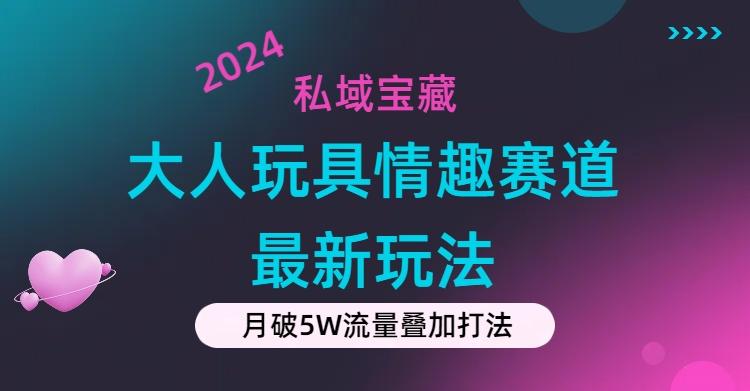 私域宝藏：大人玩具情趣赛道合规新玩法，零投入，私域超高流量成单率高-金易项目网