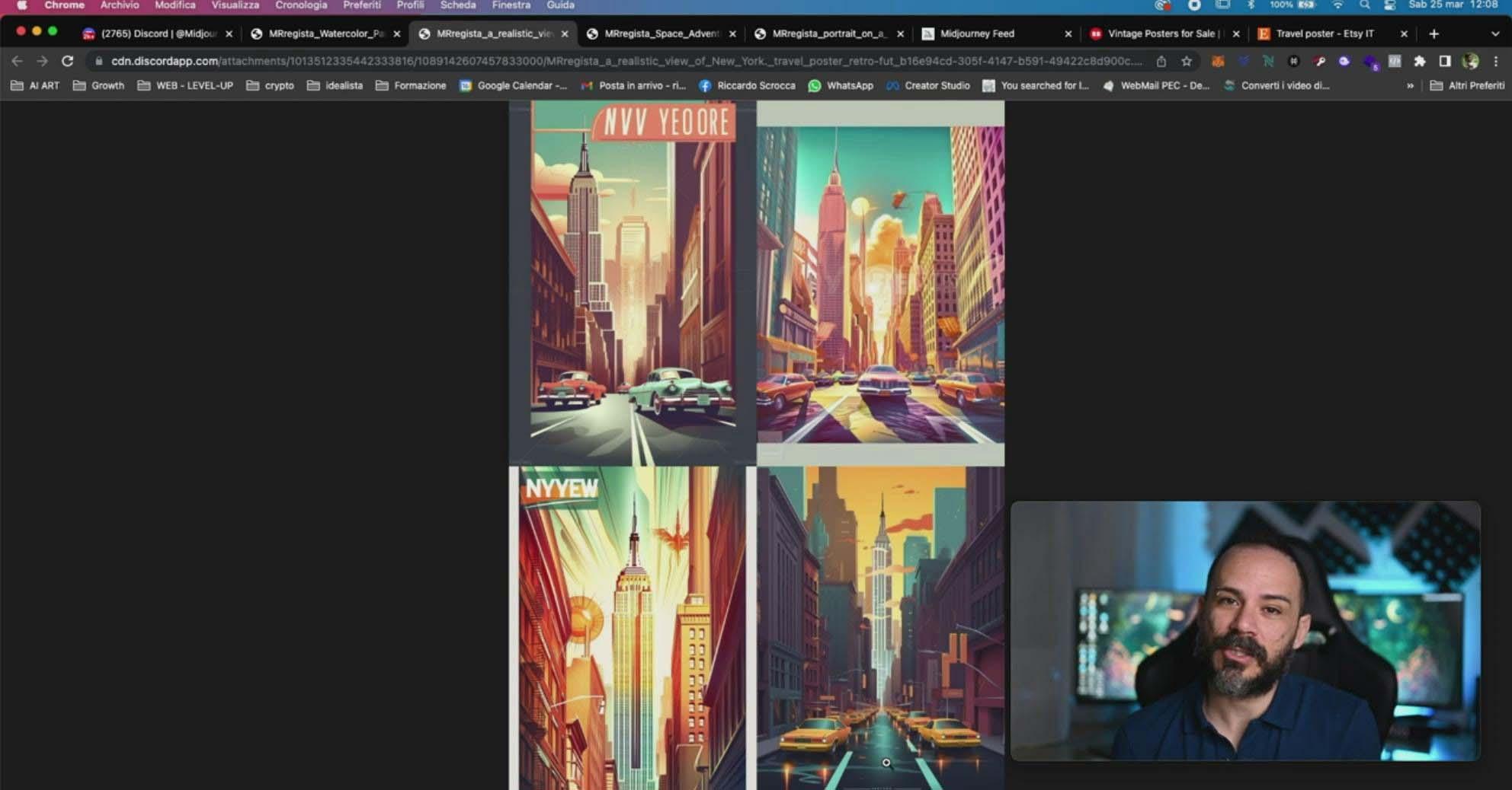 图片[10]-Midjourney AI人工智能创建和销售令人惊叹的海报教程-10节课-中英字幕-金易项目网